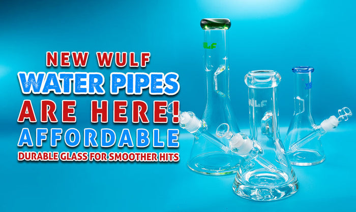 Llegan las nuevas pipas de agua Wulf: vidrio asequible y duradero para caladas más suaves